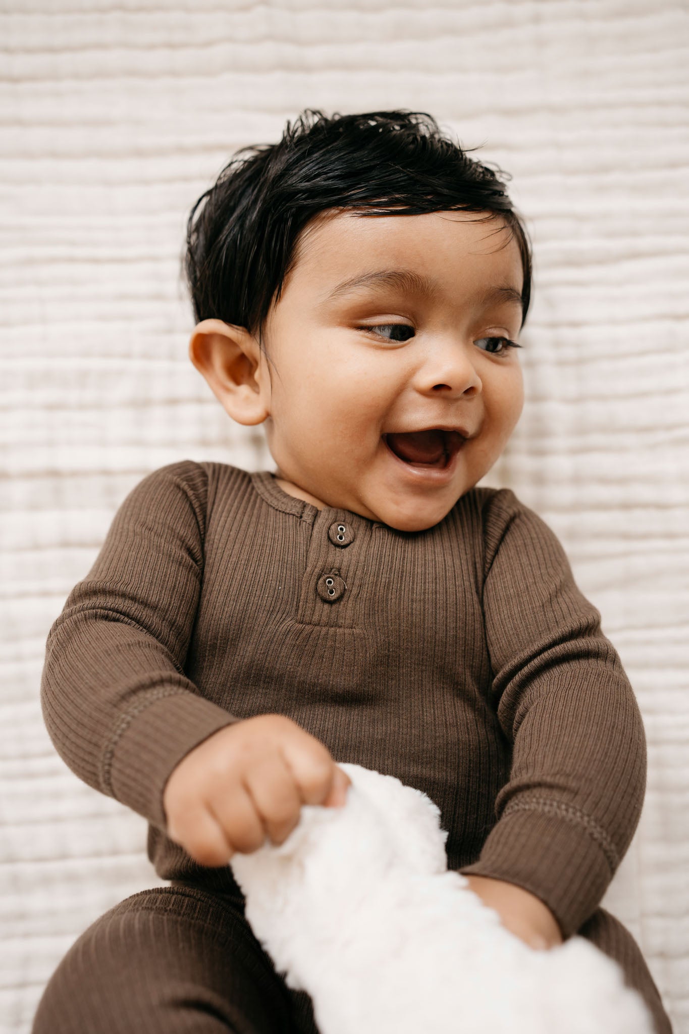 Organic Cotton Modal Long Sleeve Bodysuit Cocoa Jamie Kay Wholesale organic-cotton-modal-long-sleeve-bodysuit-cocoa-jamie-kay-wholesale