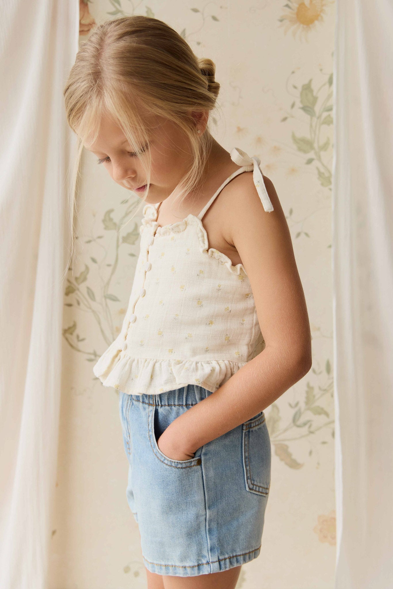 Jamie Kay Organic Cotton Muslin Mirabel Top