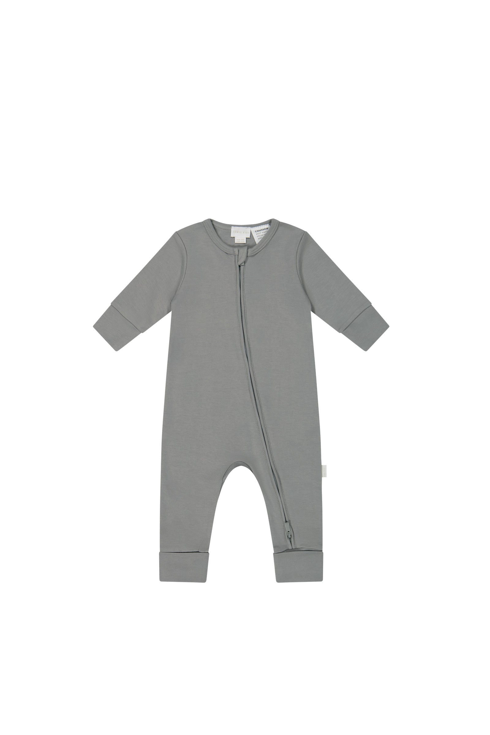 Pima Cotton Frankie Zip Onepiece - Chalk – Jamie Kay Wholesale