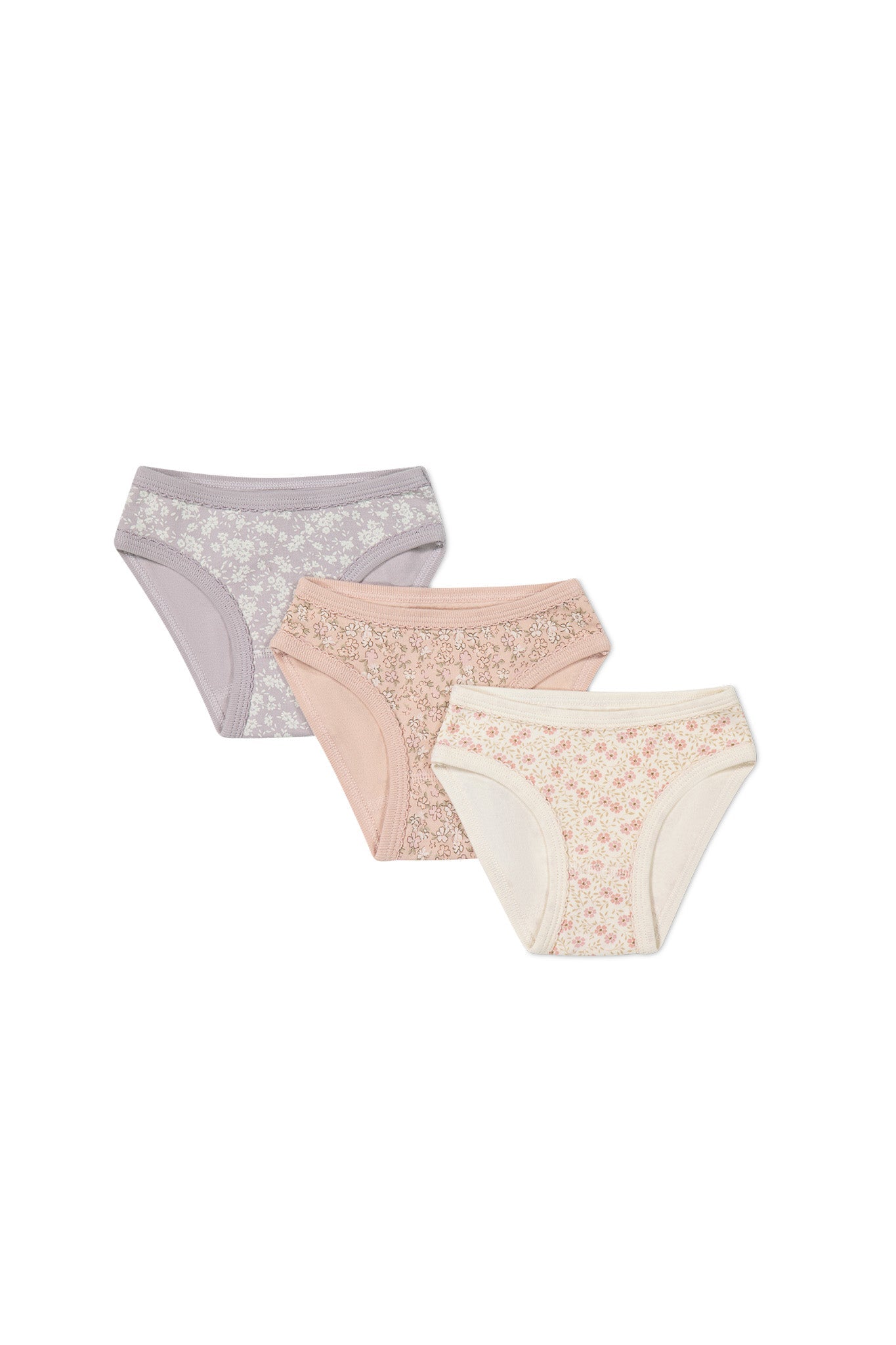 FBZ Girls Set of 3 Underwear Cabbage Rose